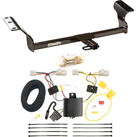 Se adapta al paquete de enganche de remolque Pontiac Vibe 2009-2010 con arnés de cableado plano de 4 (excluye: modelos GT) de Draw-Tite