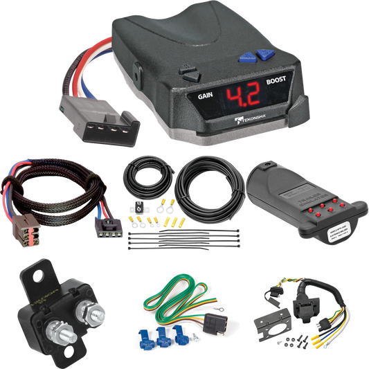 Fits 2006-2008 Lincoln Mark LT 7-Way RV Wiring + Tekonsha BRAKE-EVN Brake Control + Plug & Play BC Adapter + 7-Way Tester and Trailer Emulator (For (Built After 8/2005) Models) By Reese Towpower