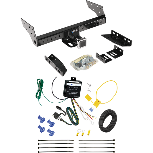 Se adapta al paquete de enganche de remolque Mazda Tribute 2004-2004 con arnés de cableado plano de 4 de Reese Towpower