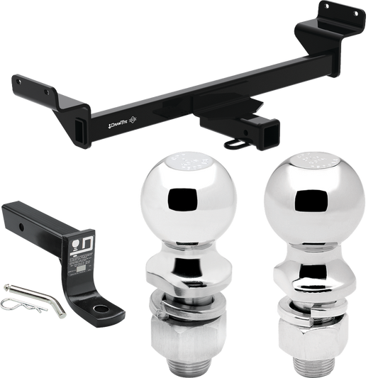 Fits 2023-2023 KIA Sportage Trailer Hitch Tow PKG w/ Ball Mount w/ 4" Drop + 2" Ball + 2-5/16" Ball By Draw-Tite