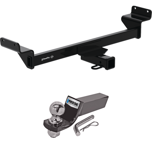 Fits 2022-2023 Hyundai Tucson Trailer Hitch Tow PKG w/ Starter Kit Ball Mount w/ 2" Drop & 2" Ball (Excludes: N Line Models) By Draw-Tite