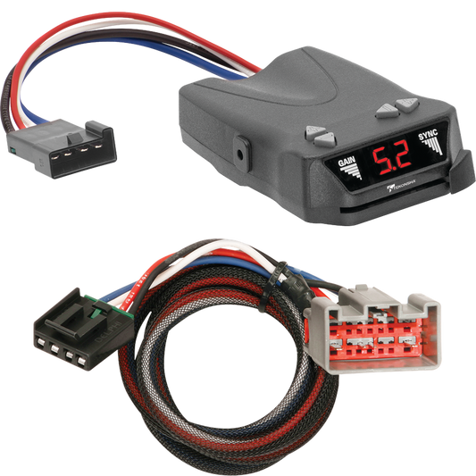 Fits 2016-2023 Winnebago Spirit Motorhome Tekonsha Brakeman IV Brake Control + Plug & Play BC Adapter (For w/ factory 7 Way Models) By Tekonsha