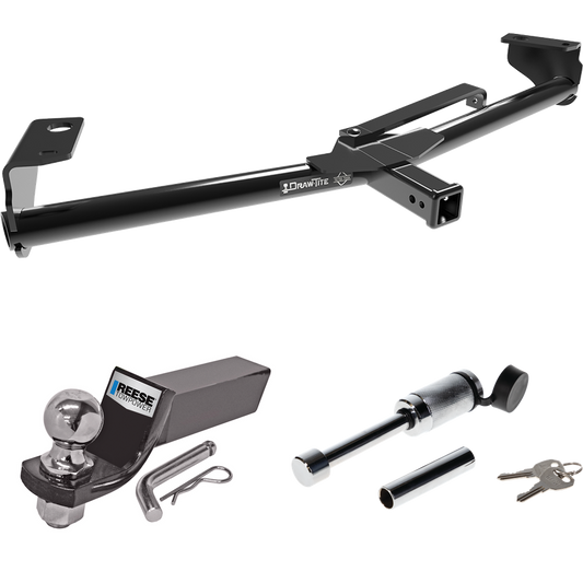 Fits 2019-2023 RAM 1500 Front Mount Hitch + Ball Mount w/ 2" Drop & 2" Ball + Hitch Lock (For (New Body Style), Except w/Factory Tow Hooks Models) By Draw-Tite