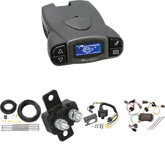 Fits 2005-2009 Hyundai Tucson 7-Way RV Wiring + Tekonsha Prodigy P3 Brake Control By Tekonsha