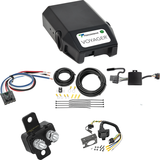 Fits 2023-2023 KIA Sorento 7-Way RV Wiring + Tekonsha Voyager Brake Control + Generic BC Wiring Adapter By Tekonsha