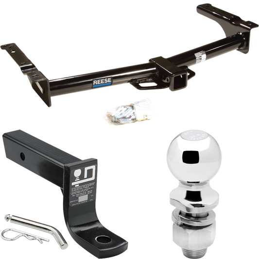 Fits 1975-2014 Ford E-250 Econoline Trailer Hitch Tow PKG w/ Ball Mount w/ 4" Drop + 2" Ball By Reese Towpower