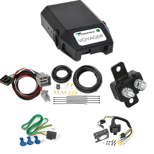 Fits 2013-2014 RAM 2500 7-Way RV Wiring + Tekonsha Voyager Brake Control + Plug & Play BC Adapter By Reese Towpower