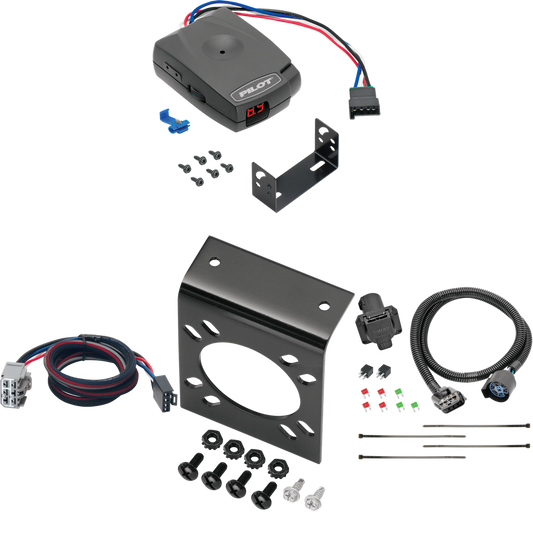 Fits 2013-2017 Chevrolet Traverse 7-Way RV Wiring + Pro Series Pilot Brake Control + Plug & Play BC Adapter By Tekonsha