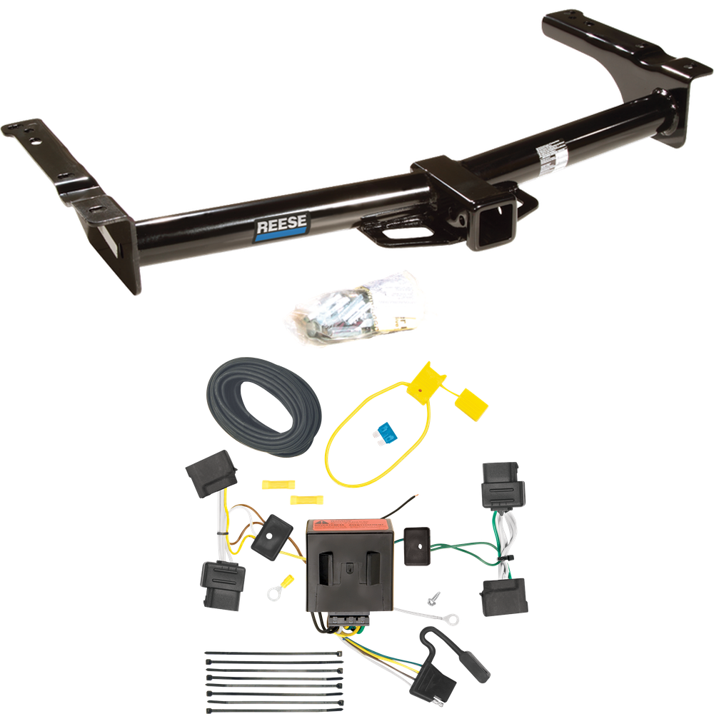 Se adapta al paquete de enganche de remolque Ford E-350 Econoline Super Duty 2009-2012 con arnés de cableado plano de 4 (para modelos (paquete de remolque preparado Clase II)) de Reese Towpower