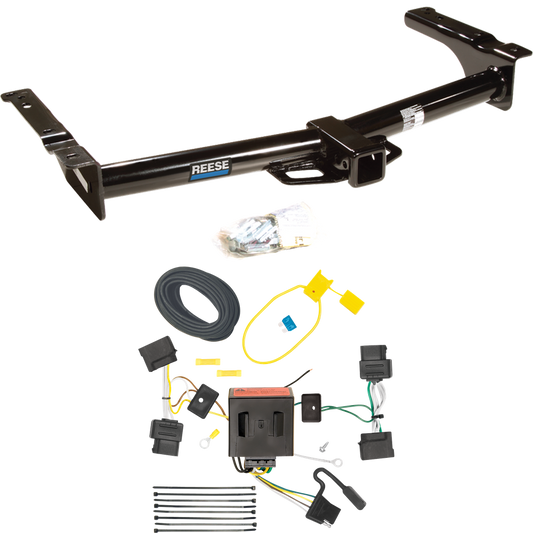 Se adapta al paquete de enganche de remolque Ford E-350 Econoline Super Duty 2009-2012 con arnés de cableado plano de 4 (para modelos (paquete de remolque preparado Clase II)) de Reese Towpower