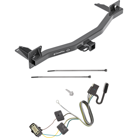 Fits 2018-2023 Buick Enclave Trailer Hitch Tow PKG w/ 4-Flat Wiring Harness By Draw-Tite