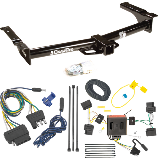 Se adapta al paquete de enganche de remolque Ford E-250 Econoline 2008-2014 con arnés de cableado de 5 planos de Draw-Tite