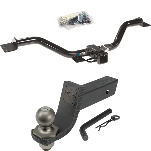 Fits 2017-2017 GMC Acadia Limited Trailer Hitch Tow PKG + Interlock Tactical Starter Kit w/ 3-1/4" Drop & 2" Ball By Reese Towpower