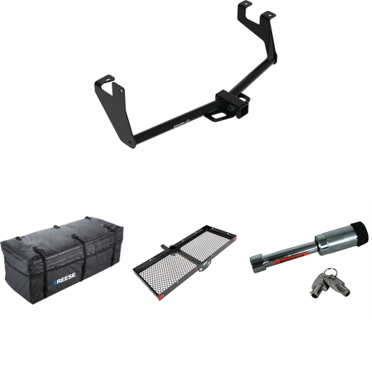 Fits 2013-2016 Buick Encore Trailer Hitch Tow PKG w/ 48" x 20" Cargo Carrier + Cargo Bag + Hitch Lock By Draw-Tite