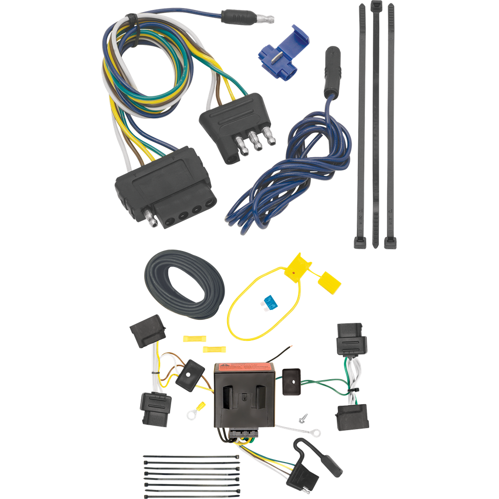 Tekonsha se adapta al arnés de cableado del extremo del vehículo Mazda Tribute 2008-2011, plano de 5 vías