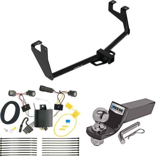 Fits 2017-2023 Buick Encore Trailer Hitch Tow PKG w/ 4-Flat Wiring + Starter Kit Ball Mount w/ 2" Drop & 2" Ball (Excludes: Encore GX Models) By Draw-Tite