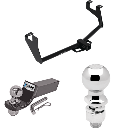 Fits 2013-2016 Chevrolet Trax Trailer Hitch Tow PKG w/ Starter Kit Ball Mount w/ 2" Drop & 2" Ball + 2-5/16" Ball By Reese Towpower