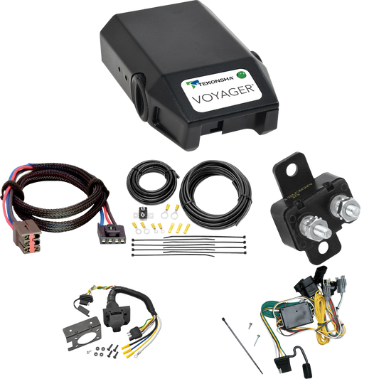 Fits 1992-1994 Ford E-350 Econoline 7-Way RV Wiring + Tekonsha Voyager Brake Control + Plug & Play BC Adapter By Tekonsha