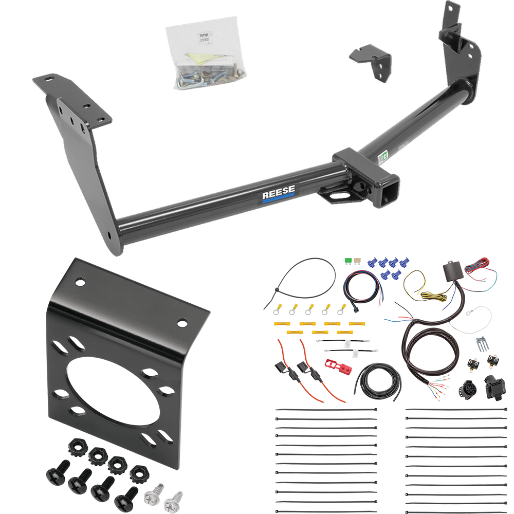 Fits 2009-2012 Infiniti FX35 Trailer Hitch Tow PKG w/ 7-Way RV Wiring By Reese Towpower