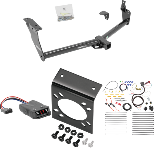 Se adapta al paquete de enganche de remolque Infiniti QX70 2014-2017 con control de freno Tekonsha Brakeman IV + cableado RV de 7 vías de Draw-Tite