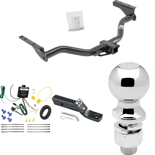 Se adapta al paquete de enganche de remolque Infiniti JX35 2013-2013 con cableado plano de 4 + soporte de bola con caída de 2" + bola de 2-5/16" de Draw-Tite