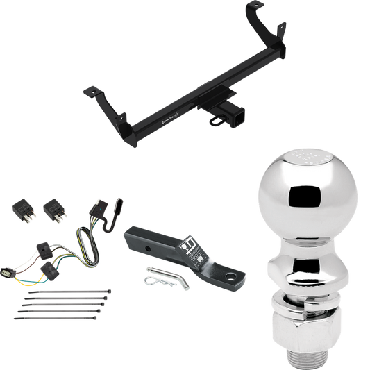 Se adapta al paquete de enganche de remolque Buick Envision 2019-2020 con cableado plano de 4 + soporte de bola con caída de 2" + bola de 2-5/16" de Draw-Tite