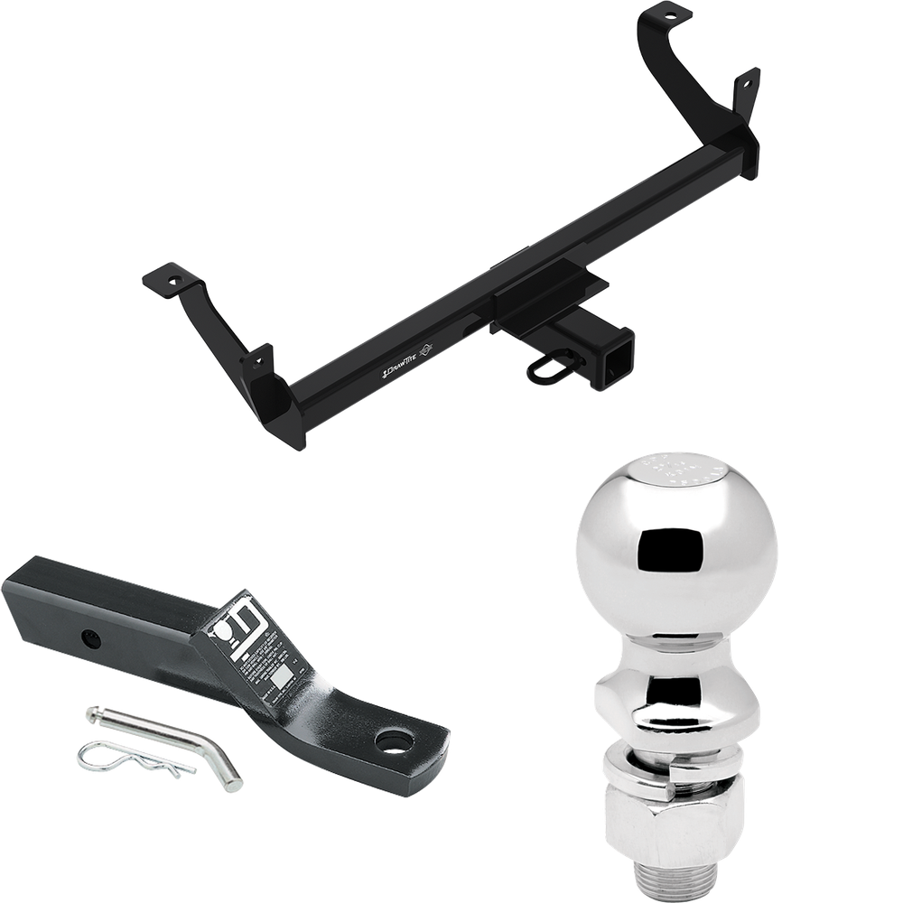 Fits 2019-2020 Buick Envision Trailer Hitch Tow PKG w/ Ball Mount w/ 2" Drop + 2-5/16" Ball By Draw-Tite