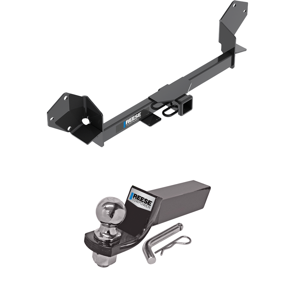 Fits 2016-2018 Buick Envision Trailer Hitch Tow PKG w/ Starter Kit Ball Mount w/ 2" Drop & 2" Ball By Reese Towpower