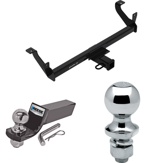 Fits 2019-2020 Buick Envision Trailer Hitch Tow PKG w/ Starter Kit Ball Mount w/ 2" Drop & 2" Ball + 1-7/8" Ball By Draw-Tite