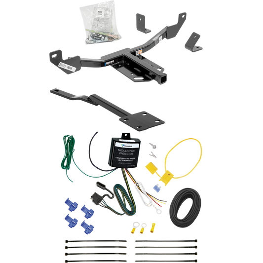 Se adapta al paquete de remolque con enganche de remolque Cadillac XTS 2013-2019 con arnés de cableado plano de 4 de Reese Towpower