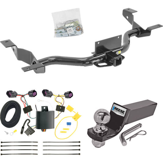 Se adapta al paquete de enganche de remolque RAM ProMaster 2500 2014-2023 con cableado plano de 4 + kit de soporte de bola de inicio con caída de 2" y bola de 2" (excluye: con modelos de cuerpo extendido) de Draw-Tite