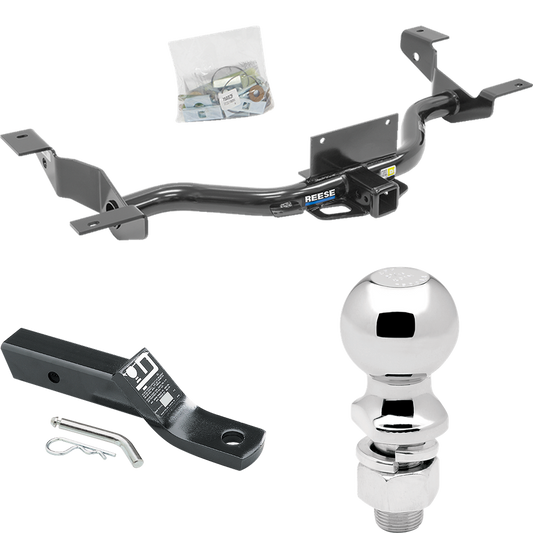 Fits 2014-2023 RAM ProMaster 1500 Trailer Hitch Tow PKG w/ Ball Mount w/ 2" Drop + 2-5/16" Ball (Excludes: w/Extended Body Models) By Reese Towpower