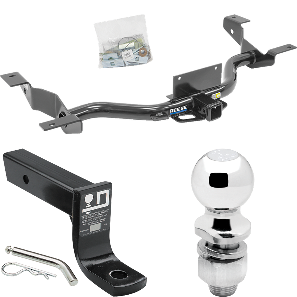 Fits 2014-2023 RAM ProMaster 1500 Trailer Hitch Tow PKG w/ Ball Mount w/ 4" Drop + 2" Ball (Excludes: w/Extended Body Models) By Reese Towpower