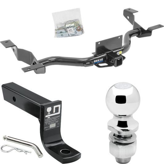 Fits 2014-2023 RAM ProMaster 1500 Trailer Hitch Tow PKG w/ Ball Mount w/ 4" Drop + 2" Ball (Excludes: w/Extended Body Models) By Reese Towpower