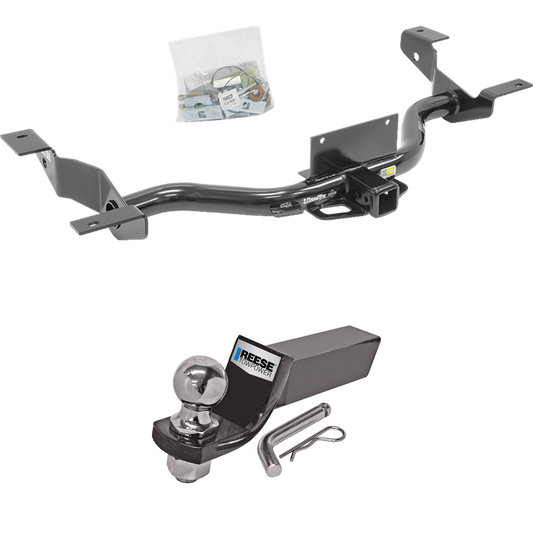 Fits 2014-2023 RAM ProMaster 3500 Trailer Hitch Tow PKG w/ Starter Kit Ball Mount w/ 2" Drop & 2" Ball (Excludes: w/Extended Body Models) By Draw-Tite