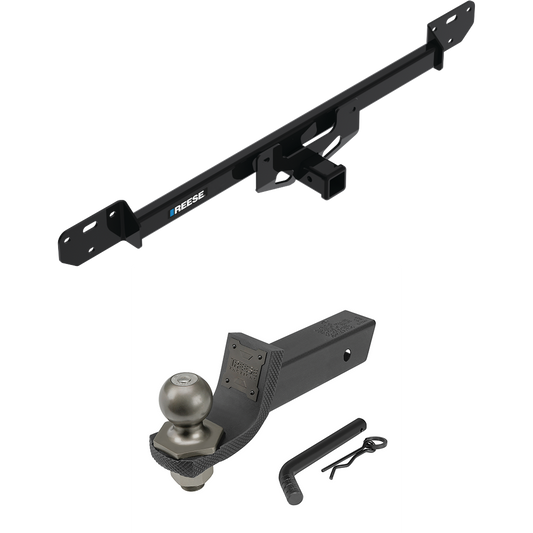 Fits 2014-2023 RAM ProMaster 2500 Trailer Hitch Tow PKG + Interlock Tactical Starter Kit w/ 2" Drop & 2" Ball By Reese Towpower