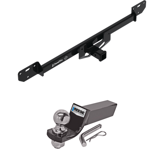 Fits 2014-2023 RAM ProMaster 3500 Trailer Hitch Tow PKG w/ Starter Kit Ball Mount w/ 2" Drop & 2" Ball By Draw-Tite