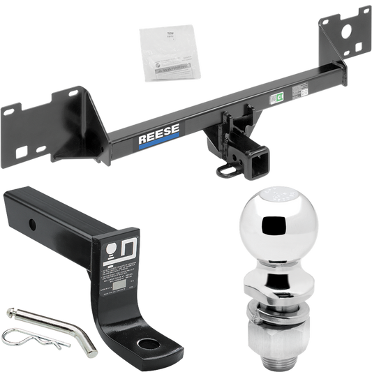 Fits 2015-2023 RAM ProMaster City Trailer Hitch Tow PKG w/ Ball Mount w/ 4" Drop + 2" Ball By Reese Towpower