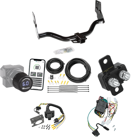 Fits 1997-2003 Infiniti QX4 Trailer Hitch Tow PKG w/ Tekonsha Prodigy iD Bluetooth Wireless Brake Control + 7-Way RV Wiring By Draw-Tite