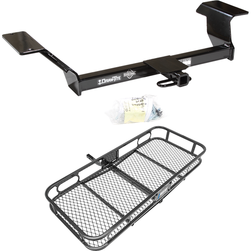 Se adapta al paquete de enganche de remolque Pontiac Bonneville 2000-2005 con estante portacargas de 48" x 20" de Draw-Tite