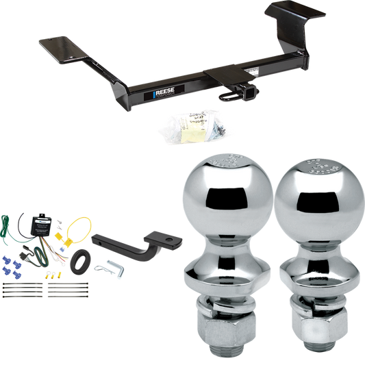 Se adapta al paquete de remolque con enganche para remolque Oldsmobile Aurora 2001-2003 con arnés de cableado de 4 planos + barra de tracción + bola de 1-7/8" + 2" de Reese Towpower