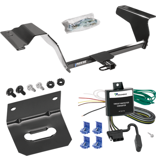 Fits 2005-2007 Saturn Ion 3 Trailer Hitch Tow PKG w/ 4-Flat Wiring Harness + Bracket (For w/2.4 Liter Engine Models) By Reese Towpower