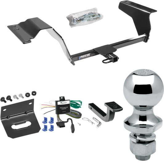 Fits 2005-2007 Saturn Ion 3 Trailer Hitch Tow PKG w/ 4-Flat Wiring Harness + Draw-Bar + 1-7/8" Ball + Wiring Bracket (For w/2.4 Liter Engine Models) By Reese Towpower