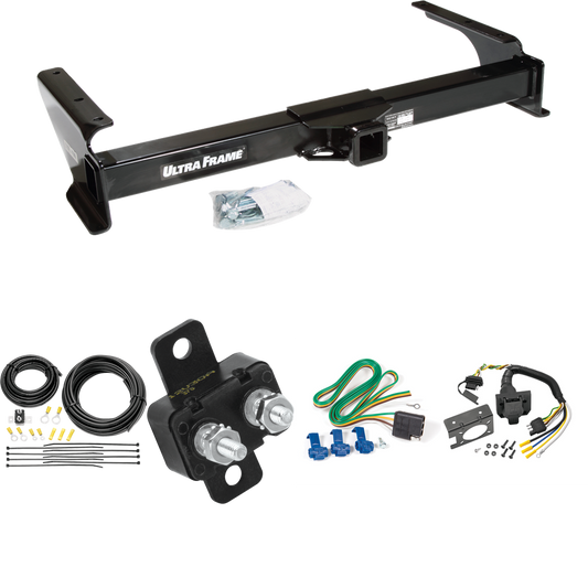 Fits 2003-2007 Ford E-150 Econoline Trailer Hitch Tow PKG w/ 7-Way RV Wiring By Draw-Tite