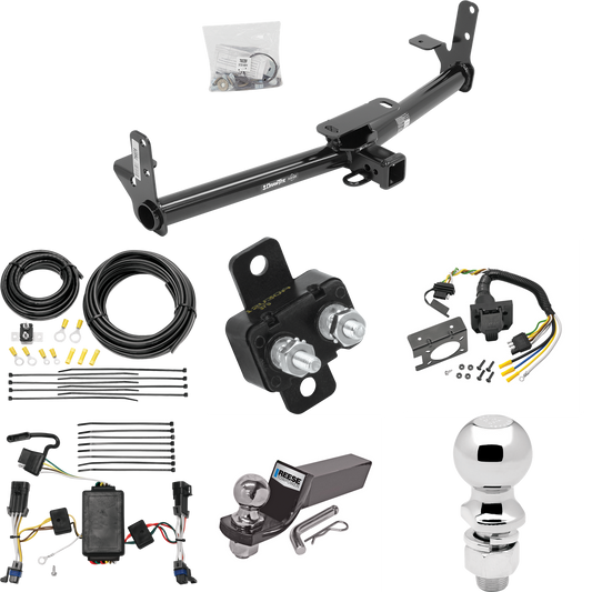 Fits 2002-2007 Saturn Vue Trailer Hitch Tow PKG w/ 7-Way RV Wiring + 2" & 2-5/16" Ball + Drop Mount (Excludes: Redline Models) By Draw-Tite