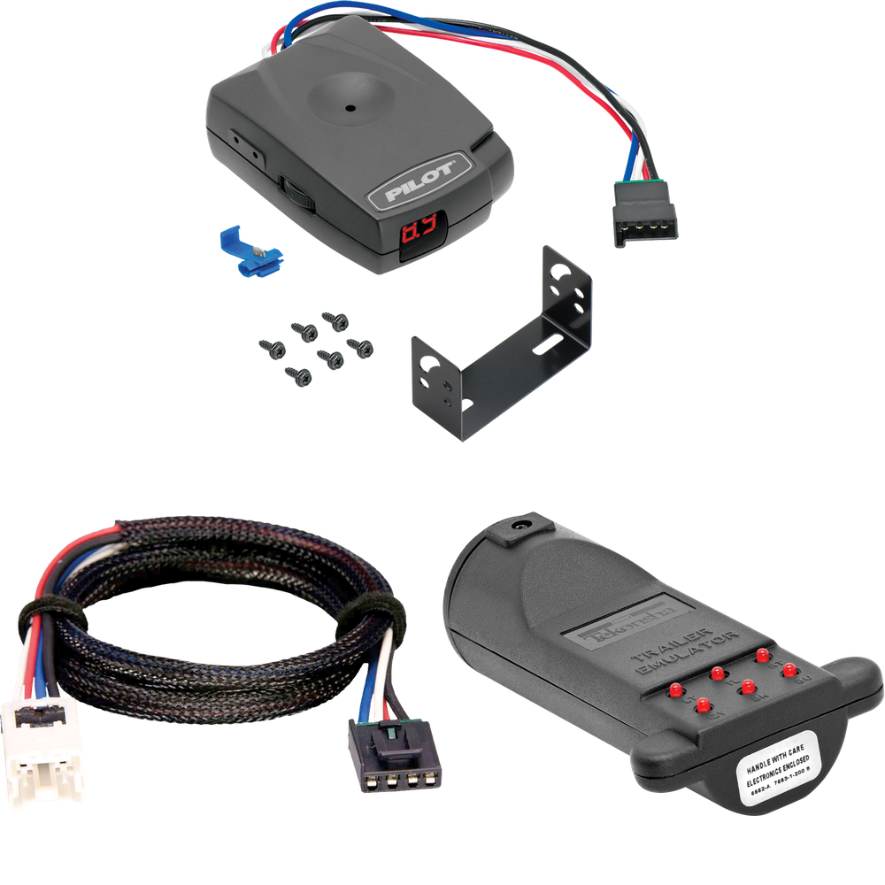 Fits 2005-2012 Nissan Pathfinder Pro Series Pilot Brake Control + Plug & Play BC Adapter + Brake Control Tester Trailer Emulator (For (Canada Only) Models) By Pro Series