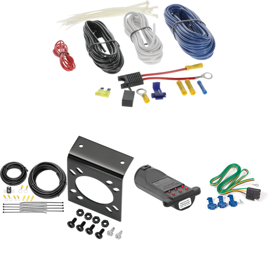 Fits 2008-2019 Ford F-350 Super Duty 7-Way RV Wiring + 7-Way Tester and Trailer Emulator By Reese Towpower