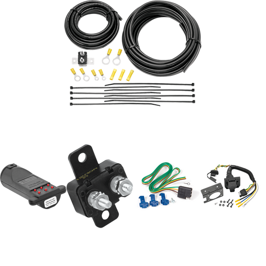 Fits 2004-2011 Ford Ranger 7-Way RV Wiring + 7-Way Tester and Trailer Emulator By Reese Towpower