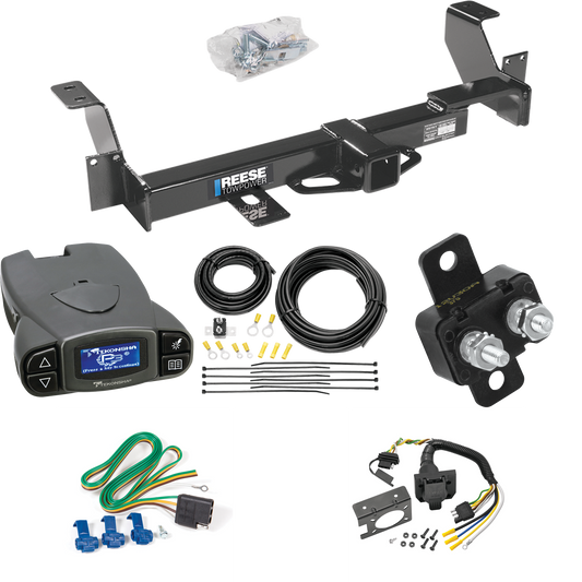 Fits 2002-2007 Buick Rendezvous Trailer Hitch Tow PKG w/ Tekonsha Prodigy P3 Brake Control + 7-Way RV Wiring By Reese Towpower