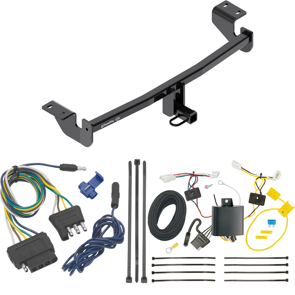 Se adapta al paquete de enganche de remolque Toyota Corolla iM 2017-2018 con arnés de cableado plano de 5 de Draw-Tite